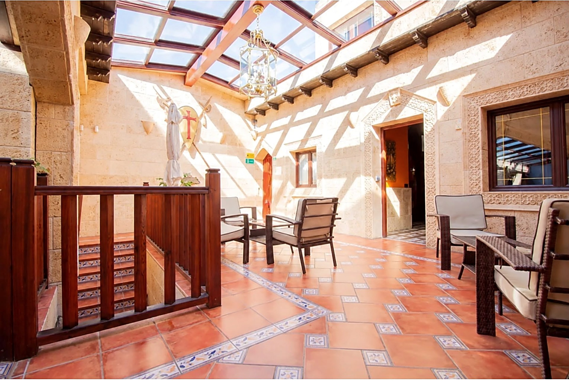 Patio acristalado