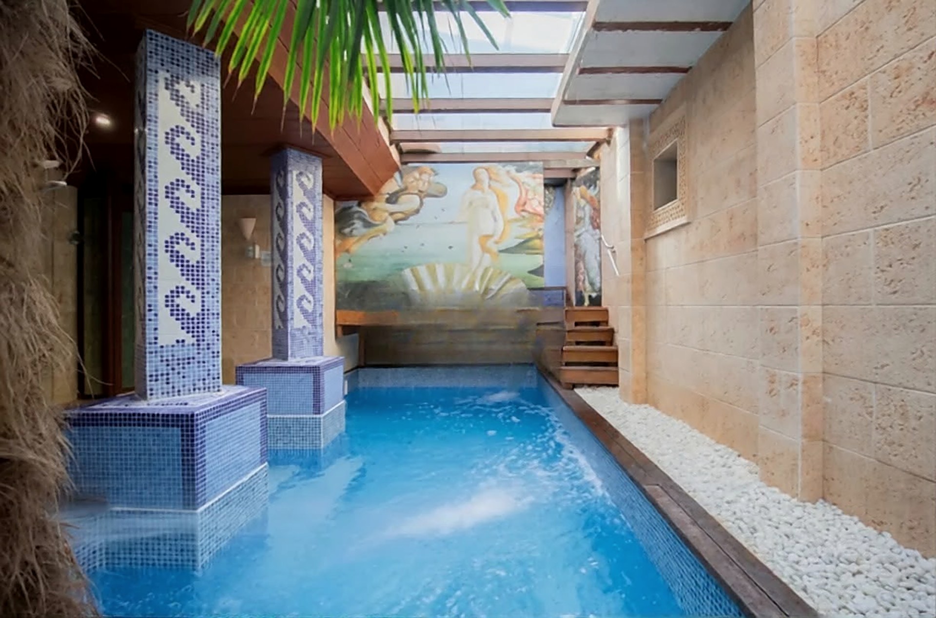 Piscina con chorros
