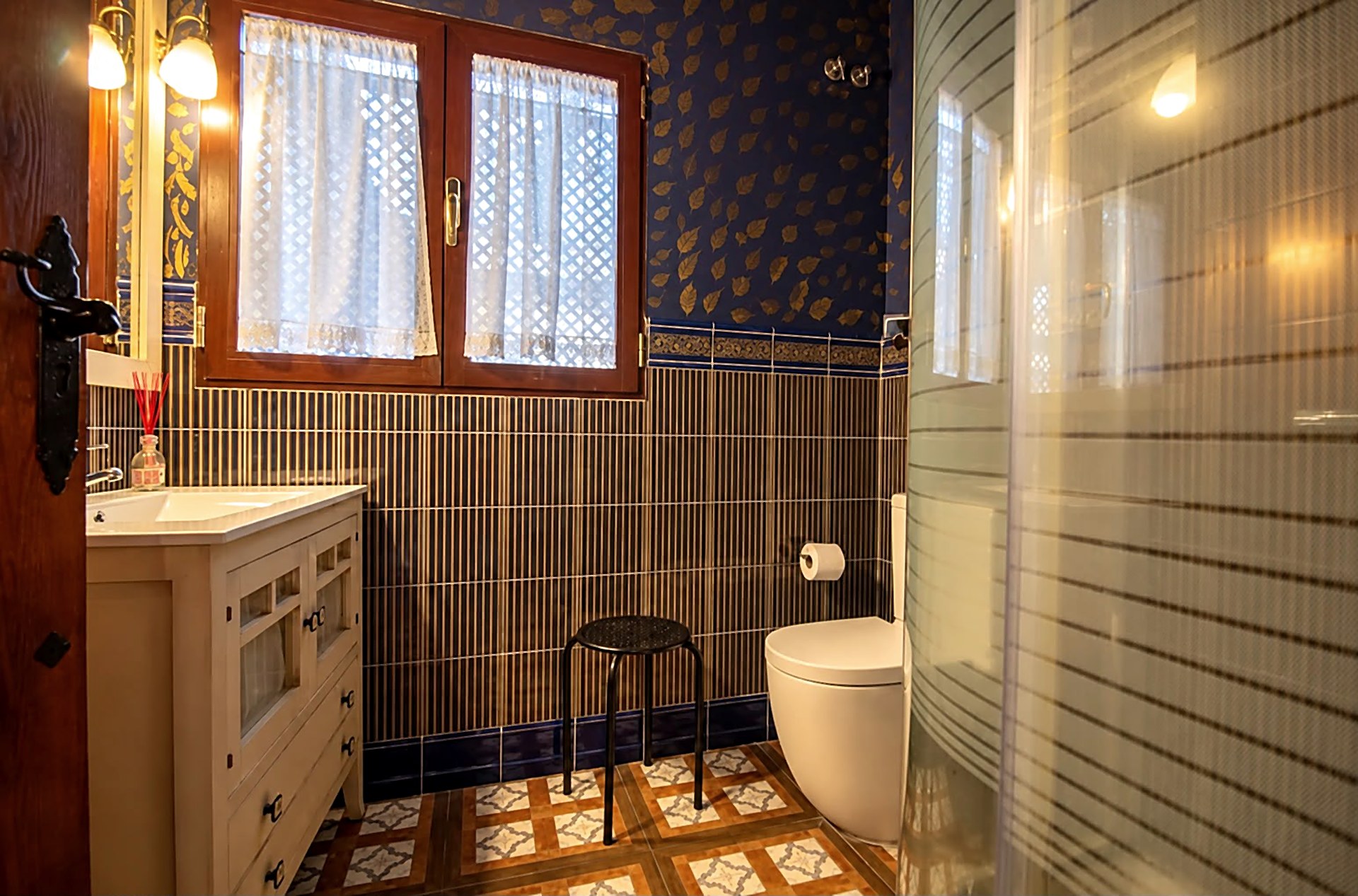 Baño con mampara