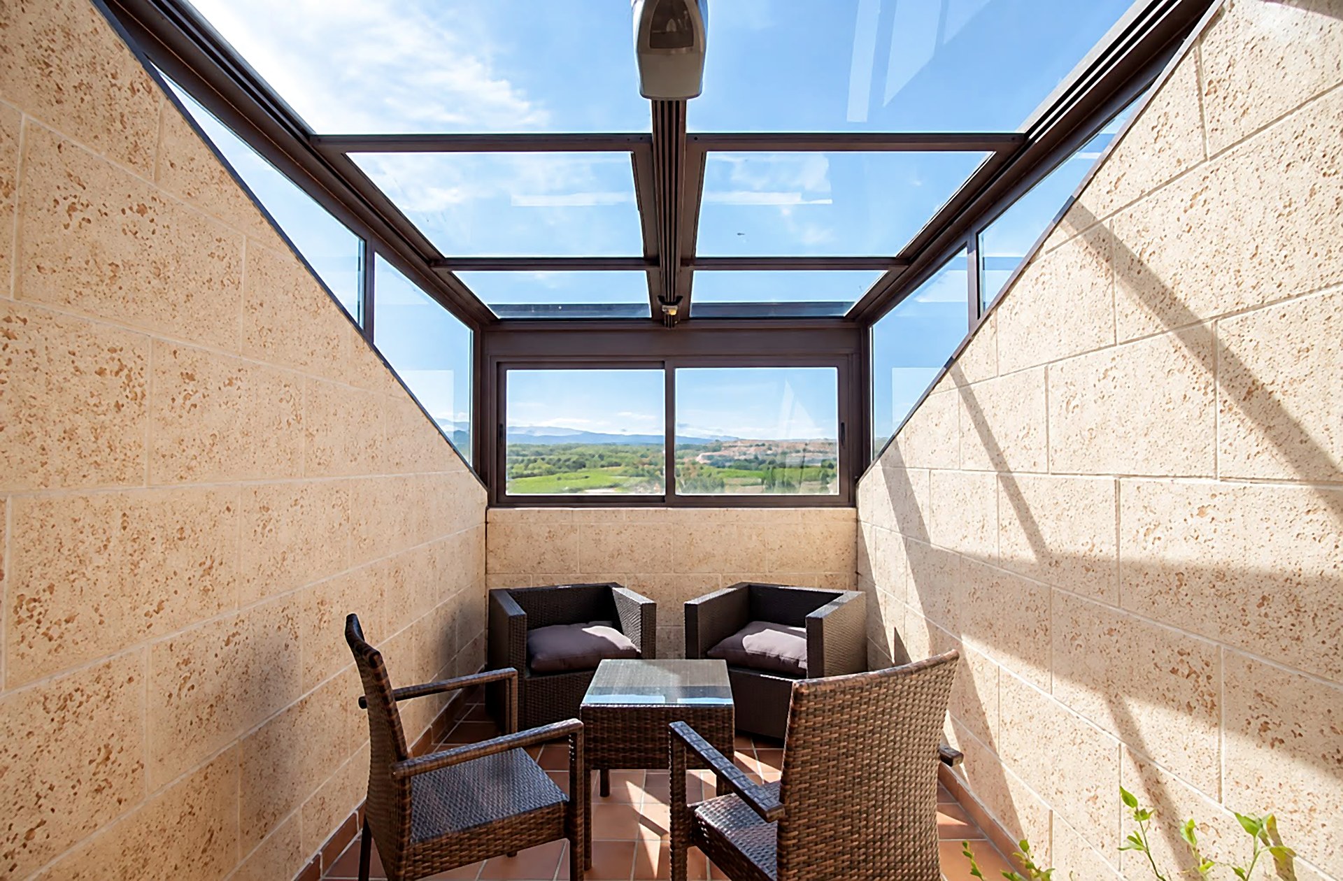 Terraza con vistas